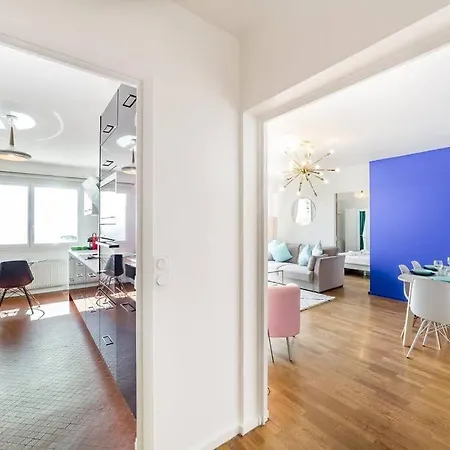 Apartment Calm And Breathtaking View With Balcony Lyon